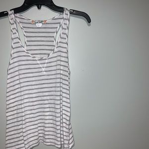 Grey and beige tank top